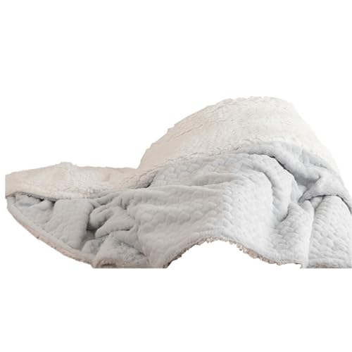 PEKJI Fiber Blend Heated Throw with Automatic Shut-Off Machine Washable Heated Blanket Skin Friendly Heated Underblanket