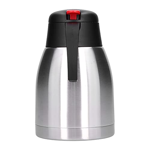 Garrafa térmica de café com isolamento térmico de 1,5 L, garrafa térmica de aço inoxidável para chá,