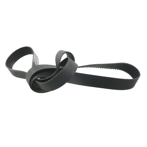 2pcs MXL Belt 232/236/240/244/250/254/256/262/266/269/278MXL 6/10mm Belt Width Rubber Closed Loop Pulley Belt(262MXL 328T,10mm)