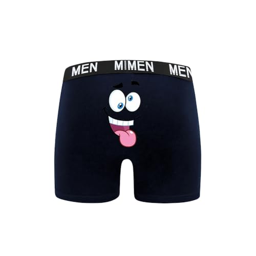 Men's Boxer Briefs Funny Novelty Underwear Breathable Stretch Underwear for Men
