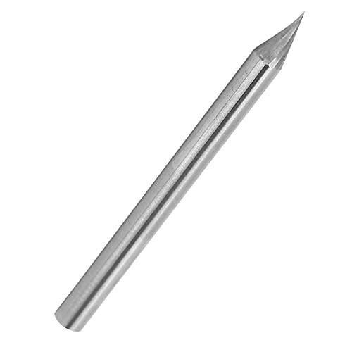 V-Nut-Gravur-Bit 3,175 X 30 ° X 0,1 X 40 L Spiralförmige 30-Grad-V-Nut-Gravurwerkzeug-Fräser für Holzschnitzarbeiten
