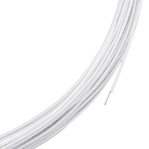 Fil de fer recouvert de coton blanc BENECREAT pour fixer et coudre sans glisser