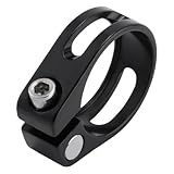 Fahrrad Sattelstützenklemme aus Aluminiumlegierung - Hochfeste Sattelrohrklemme 28,6mm / 31,8mm / 34,9mm | Fahrrad Zubehör Schnellspanner Sattelklemme für Mountainbike