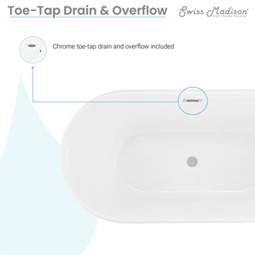 Image of Santorini 60 inch Freestanding Tub