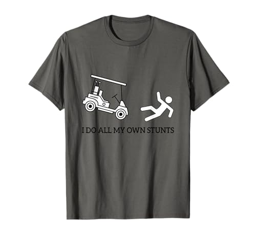 Funny Golf Cart Stunts T-Shirt for Men & Women