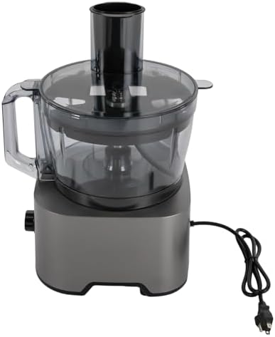 2-in-1 Electric Vegetable & Fruit Slicer, Heavy Duty 600W Automatic Dicing & Slicing Machine, 7.4Qt 2-Speed Potato Cutter with 2 Grid Blades & 1 Slicing Blade