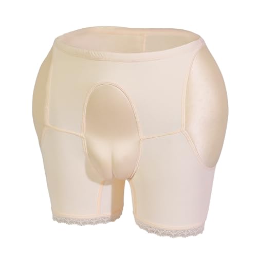 Men Camel Toe Shaper Hiding Gaff Panty Padded Hip Enhancer Boxer Briefs Shorts Crossdresser Transgender Underwear