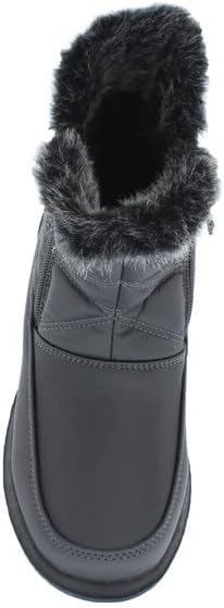 totes Women's Bootie Zip Snow Boot, Black