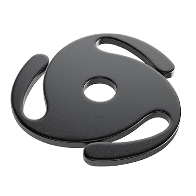 Facmogu 45 RPM Record Adapter, 7 Inch 45 Adapter for Record Player, 45 Vinyl Record Solid Aluminum Adaptor, 45 RPM Record Adapter Insert for Turntables, Retro 45 Vinyl Record Turntables Spindle -Black