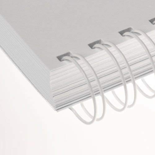 Wire-o Branco 3/4 Duplo Anel Para 140 Fls A4 2x1 50 Un