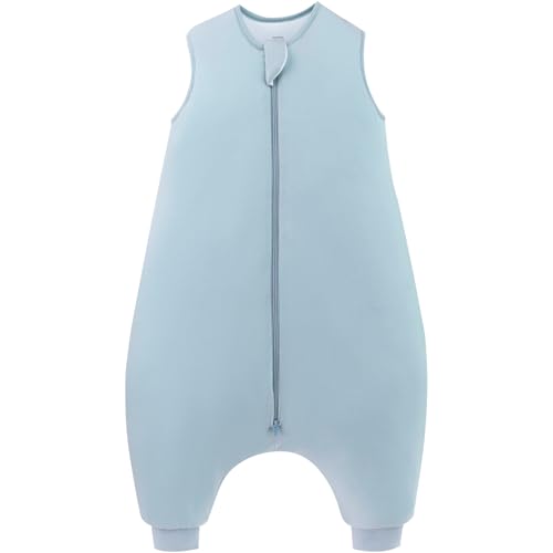 Image of PurComfy Supersoft Toddler Sleep Sack with Feet 1.0 TOG Premium Bamboo Viscose Sleep Bag Walker with Legs 12-18-24-2t-4t-5t