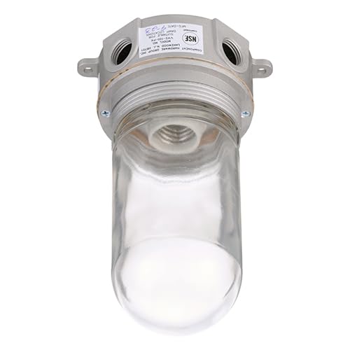 STANDARD KEIL Vapor-Proof Lighting Fixtures with Junction Box Silicone-Coated Glass Globe 2310-3004-1000