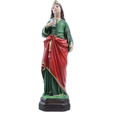 Proposte Religiose - Statue Saint Lucia in Resin - Height cm 30 Hand Painted Cover
