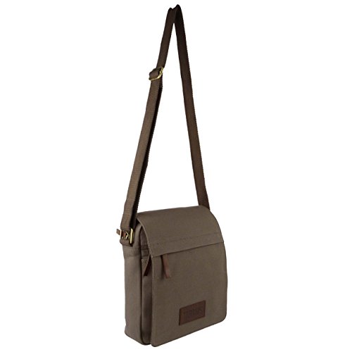 Sac bandoulière Taranis voyage cuir toile sacoche iPad homme