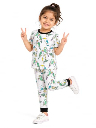 Image of TuddyBuddy Boys & Girls Half Sleeves T-shirt & Lounge Pant Nightwear Set - 100% Cotton Jersey