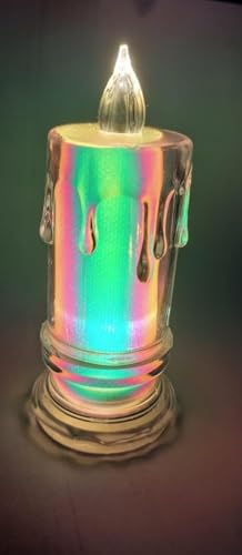 Image of Zen LED Tea Light Candles | Flameless & Smokeless Diya | Decorative Acrylic Candle | Home Decor, Navratri Decor Items, Diwali Decoration Item, Room, Table, Pooja Room Decor (Yellow) | Popo Toys