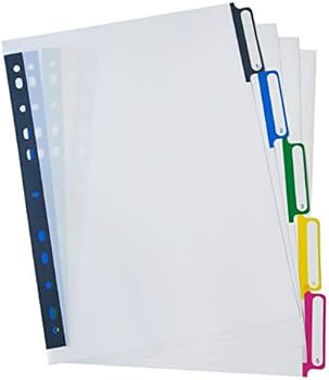Amazon | A4 プラスチックバインダー インデックスタブ 仕切り 強化11