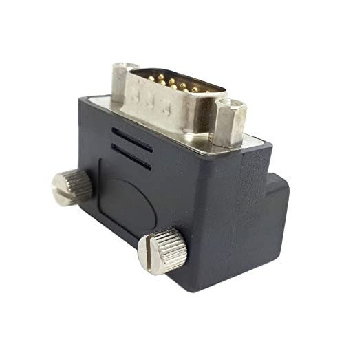 cablecc RS232 D-Sub 9Pin 90 graden naar beneden schuine verlengadapter