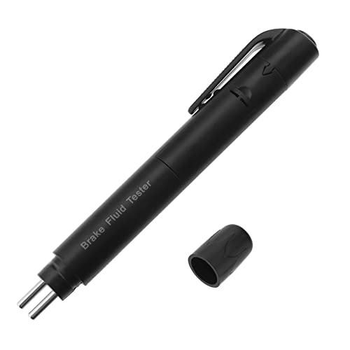 VGOL Brake Fluid Tester Auto Diagnostic Brakes Testing Pen with 5 LED Indicators Portable Vehicle Auto Brake Tester for Testing DOT3 DOT4 DOT5 Brake Fluid