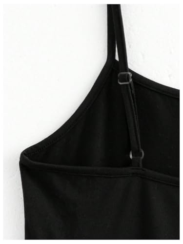 Milumia Girl's Sleeveless Spaghetti Straps Bodycon Pencil Long Dress Going Out Cami Maxi Dresses4