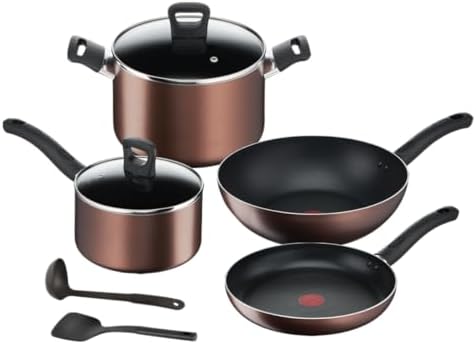 Jogo de Panelas 4 Peças Tefal Day by Day, Bronze, com Revestiment...