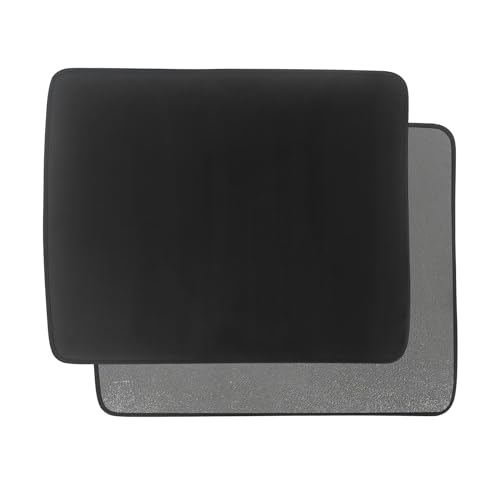 Image of BestEvMod Foldable Roof Sunshade Compatible with 2022-2025 2026 Rivian R1S Accessories Upgraded Heat Reflective Tech Accessories Sunroof Reflective Sun Shade(Front Only Black)