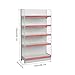 Wall Mounted Floor Shelves,Supermarket Retail Gondola Shelving Display for Storage Commercial Industrial Utility Shelf