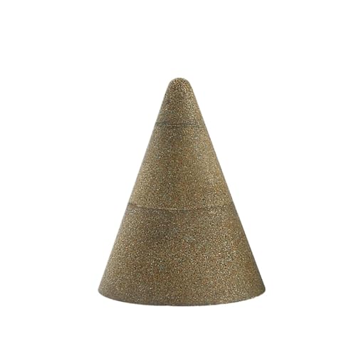 GUTUYEHKEA Rueda de Pulido Diamante cónica Grano 50/100/200, Cabezal Piedra, for Cortar Azulejos, Granito, mármol, Amoladora Angular, Piezas Herramientas(100 Grit)