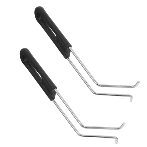 MAGICLULU 2 unidades de Manija de Repuesto para Cesta de Freidora y Anillos de Omelette, 9.45 Pulgadas, Acero Inoxidable Ergonómico con Textura Antideslizante, Mayor Durabilidad para Uso Prolongado miniatura 1