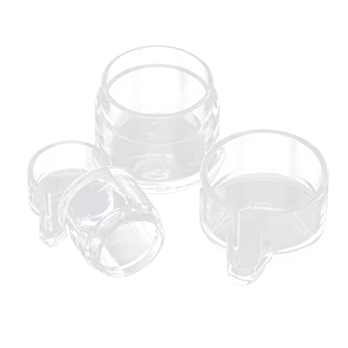 FONDOTIN 2Pcs Water Feeding Bowl Durable Drinking Bowls Lightweight Compact Design Transparent Water Level Indicator Easy to Clean Store for Nest