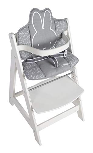 roba Sitzverkleinerer, Hochstuhleinlage miffy Sitzkissen 2-tlg. für Treppenhochstuhl Sit Up/Grow Up