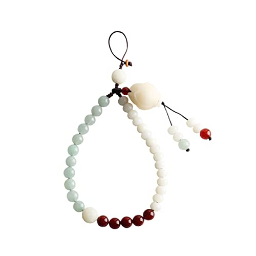 Lanyard de jade UKCOCO para teléfono móvil con correa corta ligera
