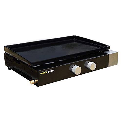 Cook'in Garden - Plancha de Gas FINESTA 2B - 2 quemadores 5kW