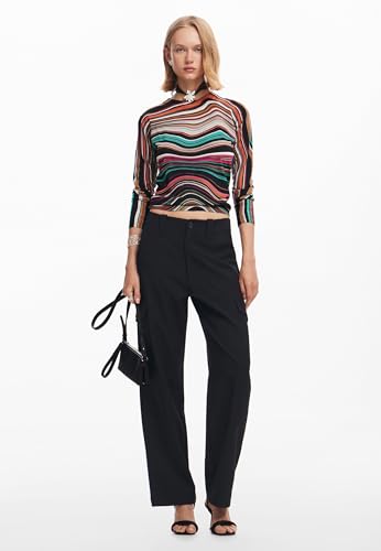 Desigual Women's Wavy Striped Sweater3
