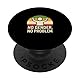 Agender Pride Gender Cooler Retro-Sonnenuntergang PopSockets Klebender PopGrip