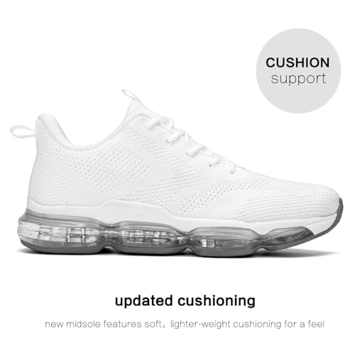 Image of Mens Running Shoes Air Low Top Comfort Walking Lace Up Sneakers Breathable Fashion Tennis Sport Gym Fitness Cross Trainers