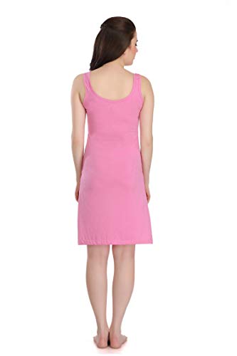 Image of Splash Cotton Rich Camisole Slip for Women| Long Kurti Slip /Suit Slip /Camisole Slip Knee Length - 139