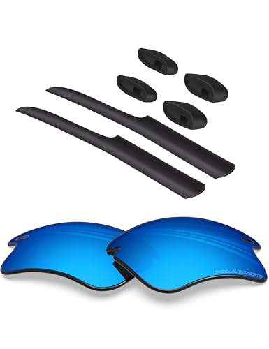 Image of BLAZERBUCK Polarized Replacement Lenses & Sock Kit for Oakley Fast Jacket XL OO9156 Sunglass