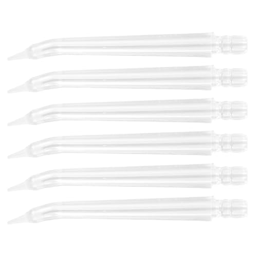 WRITWAA 6 Piezas Boquilla de Repuesto para Irrigador Bucal Ortodóntica Compatible con Waterpik Punta de Chorro para Limpieza Profunda y Cuidado de Encías