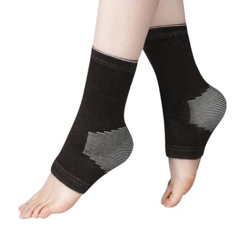 Itkcozcg Funda de tobillo para deportes, diseño de spandex transpirable para baloncesto, fútbol, tobillo, brace foot sleeps, calcetines de compresión