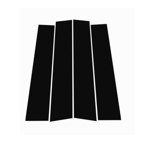 ZWQNXE Glossy Black Exterior B C Pillar Cover Trim Set for Mercedes-Benz GLA 2020-2023, Anti-Scratch Window Pillar Molding Replacement Door Side Column