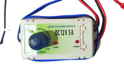 Automatic Day Night Dusk to Dawn Light Sensor Switch LDR Control 5A 12V DC