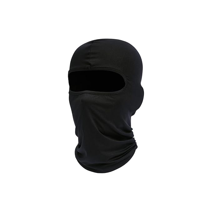 Image of Face Mask with 1 Pair Arm Sleeves for Men & Women | Breathable Stretchable Fabric for Biking, Cycling, Running, Riding & Outdoor Use | Sun Dust Protection Combo Set