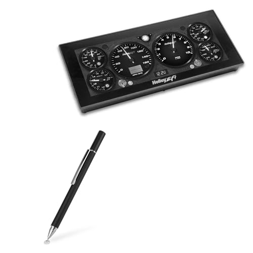 BoxWave Stylus Pen Compatible with Holley EFI Pro Dash (12.3 in) - FineTouch Capacitive Stylus, Super Precise Stylus Pen - Jet Black