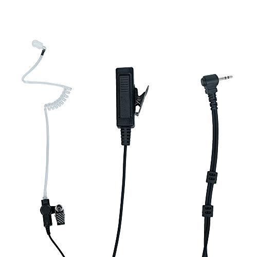 Image of 2 Wire Covert Acoustic Tube Earpiece Headset PTT MIC for 1 PIN 2.5MM Motorola Talkabout Walkie Talkie 2 Way Radio MD200TPR MH230R MR350R MS350R MT350R MG160A MH230TPR