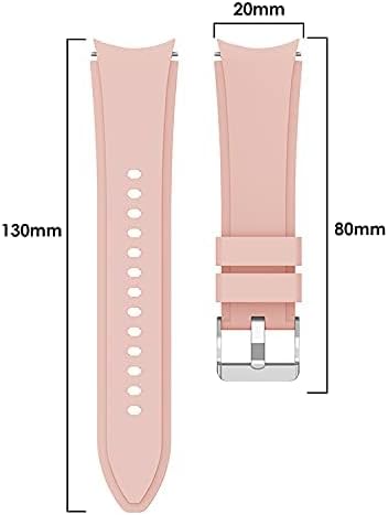 AWINNER Bands Compatible with SAMSUNG Galaxy Watch 4 Band, Adjustable Silicone Sport Watch Band Replacement Strap for Galaxy Watch4 Classic 46mm/Classic 42mm, Galaxy 4 40mm/44mm Men Women