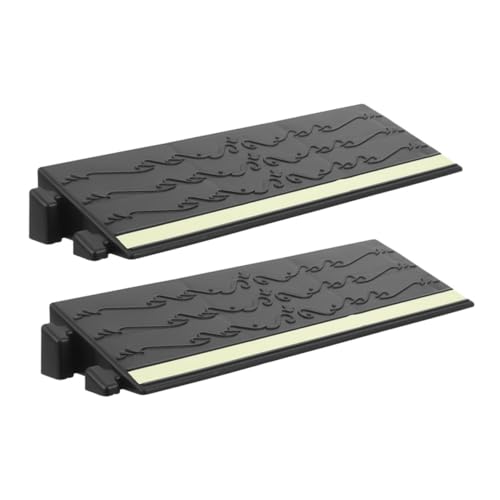 MAGICLULU 2 Pack Glow-in-The-Dark Climbing Mat Universal Wheelchair Ramps for Robotic Cleaners Doorways Indoor Steps