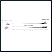 INFINAUTO Pair Rear Tailgate Cables Lift Gate Support Straps Pickup for Dodge for Ram 1500 2500 3500 55276074AC Replacement Car Parts Stylish Design