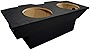 Compatible with Chevy Camaro 93-02 Coupe Dual 12' Kicker C12 Subwoofer Sub Box Enclosure 600 Watts Peak