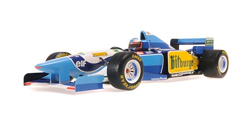 Minichamps Benetton Renault B195 Ganador GP Japón 1995 + Neumáticos para lluvia - 1:18 miniatura 2